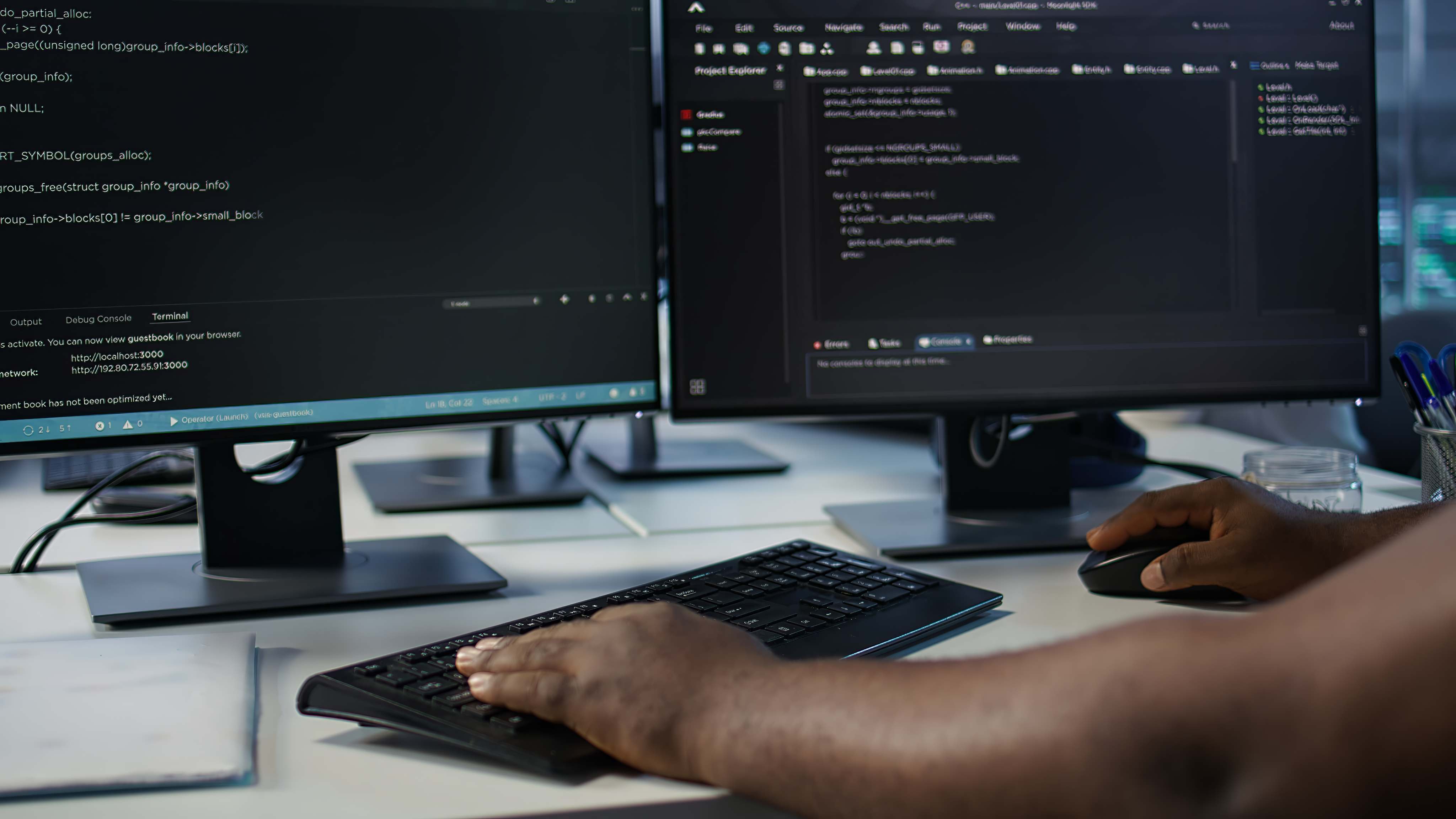 Software Engineering Code Editor Environment